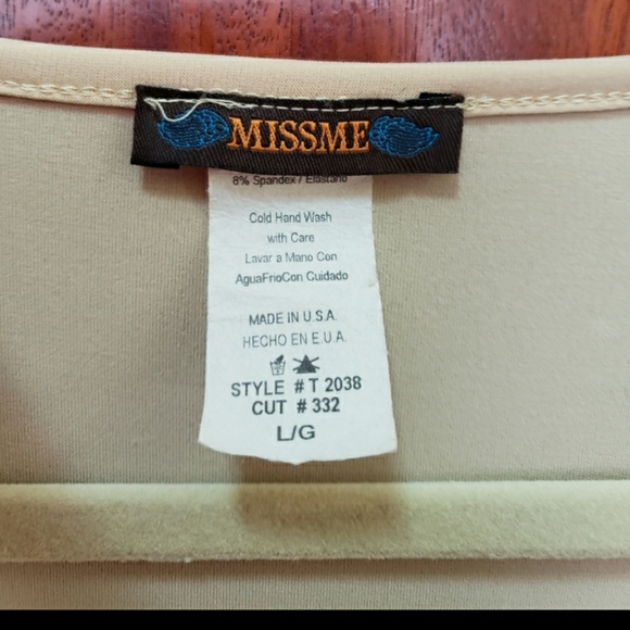 Cream/ beige cold shoulder blouse - Picture 6 of 16